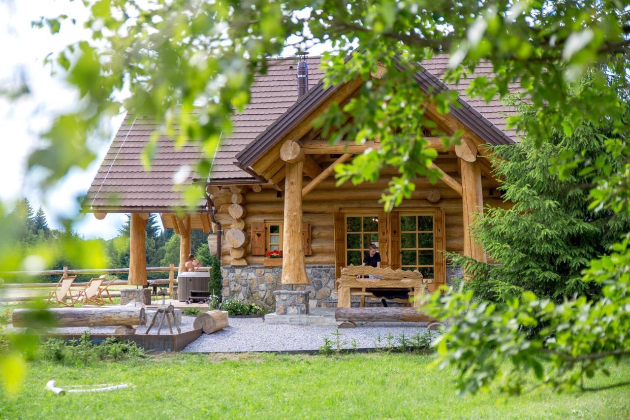 Kraljica Sume - Divjake Log Home Hlevci Exterior photo