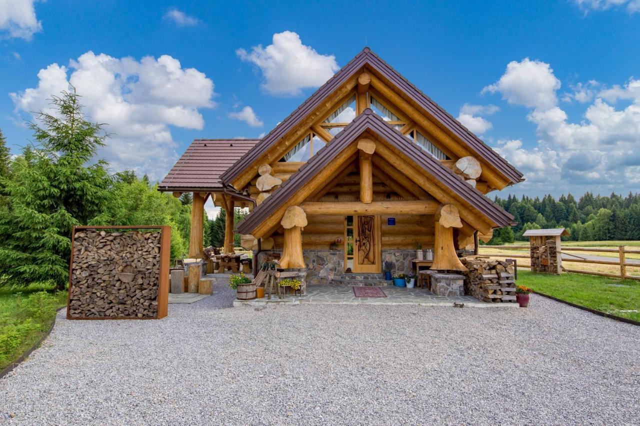 Kraljica Sume - Divjake Log Home Hlevci Exterior photo