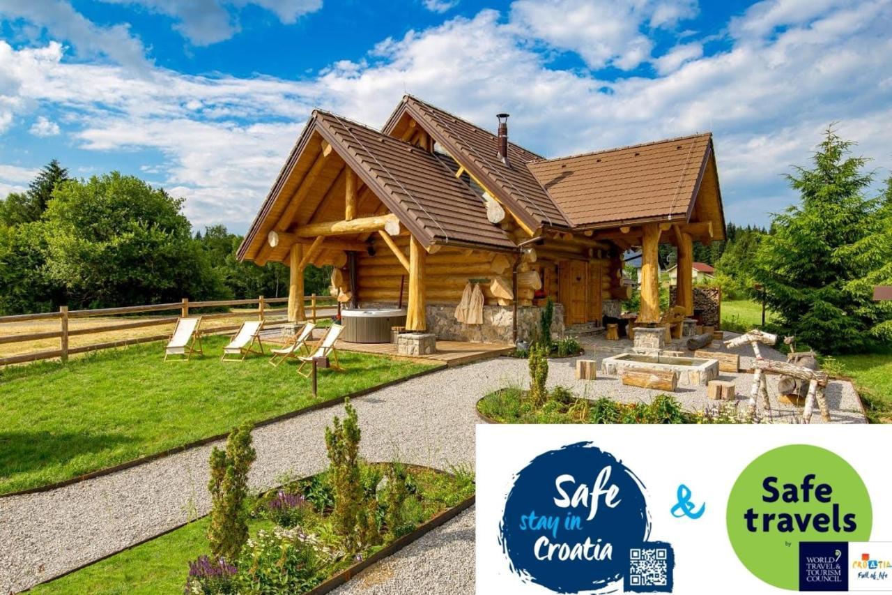 Kraljica Sume - Divjake Log Home Hlevci Exterior photo