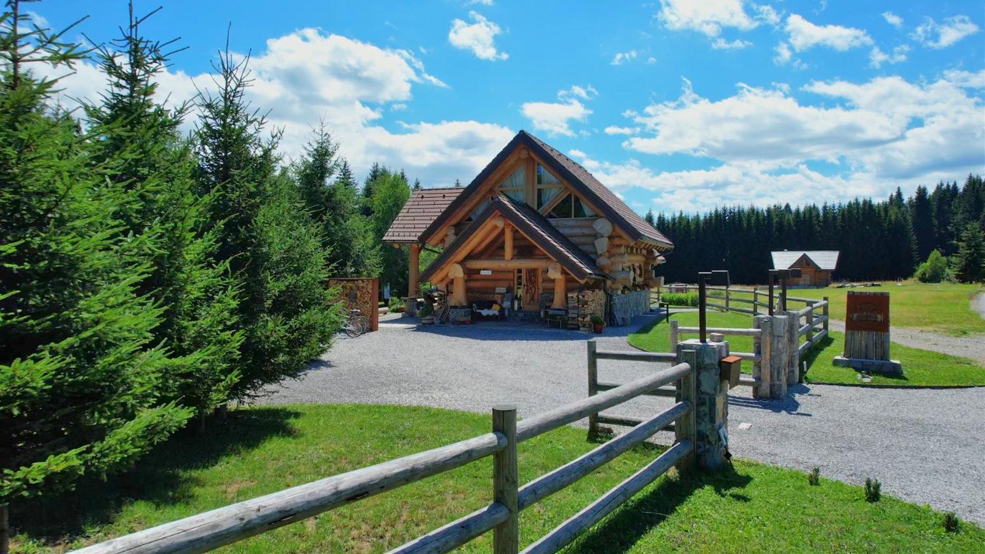 Kraljica Sume - Divjake Log Home Hlevci Exterior photo